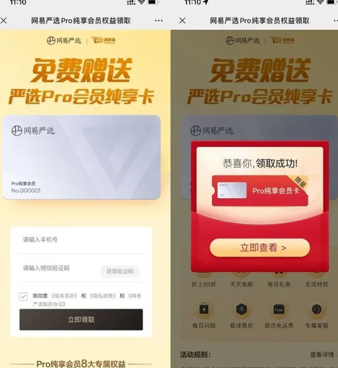 免费领取网易严选Pro会员纯享月卡-1号优惠分享网 · 51福利网